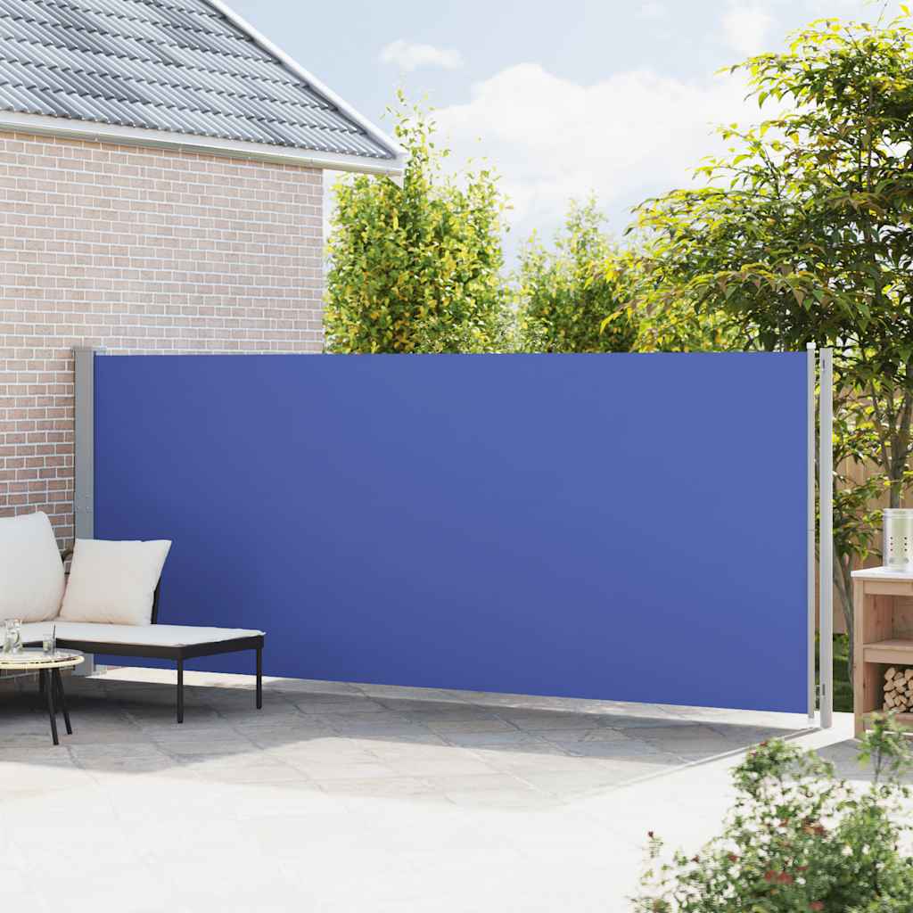 vidaXL Store latéral rétractable 180x600 cm Bleu