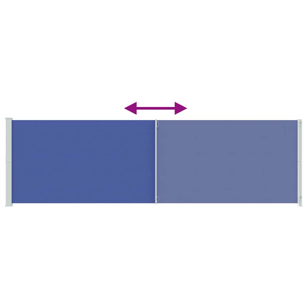 vidaXL Store latéral rétractable 180x600 cm Bleu