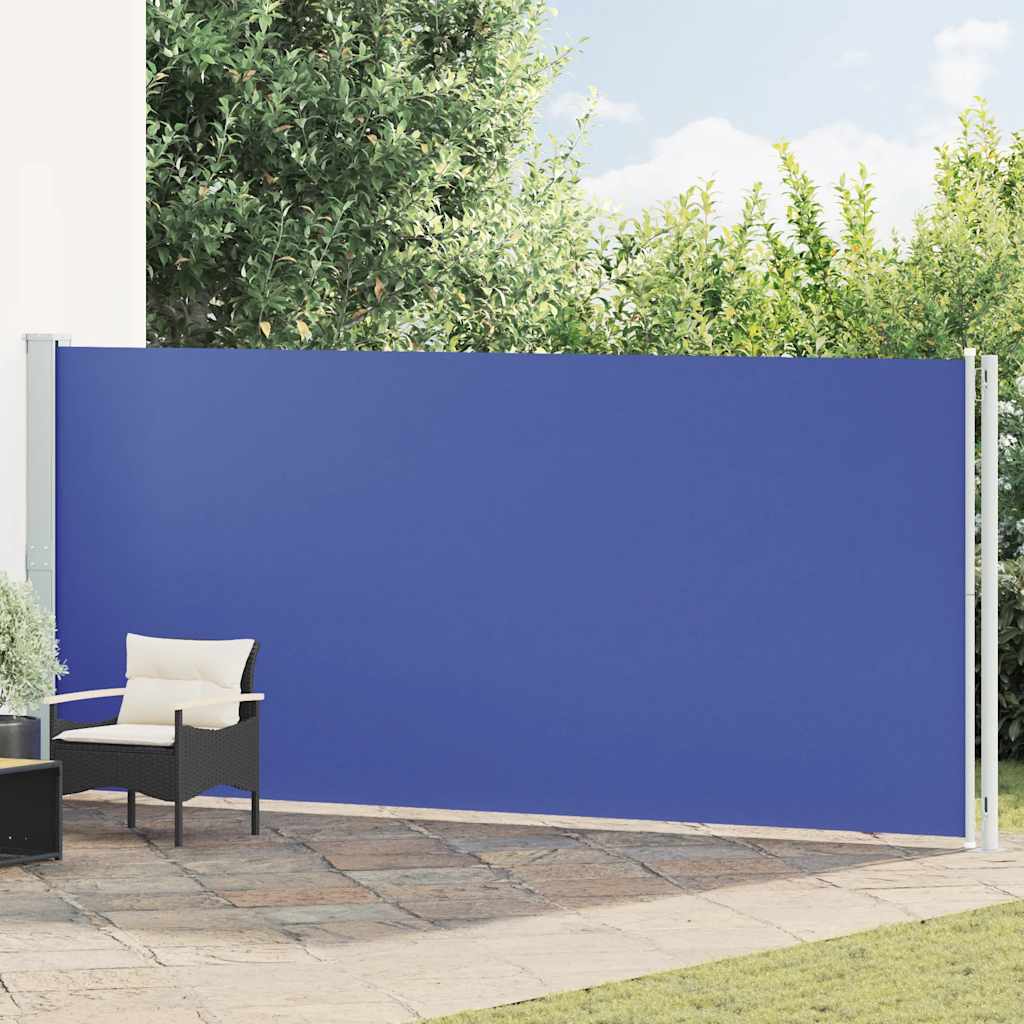vidaXL Store latéral rétractable 180x600 cm Bleu