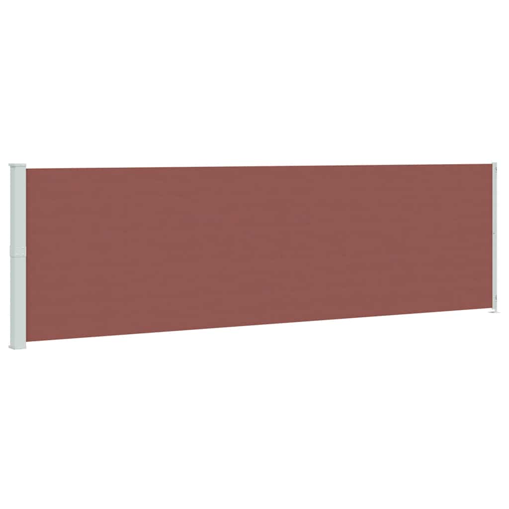vidaXL Seitenmarkise Ausziehbar 180x600 cm Braun