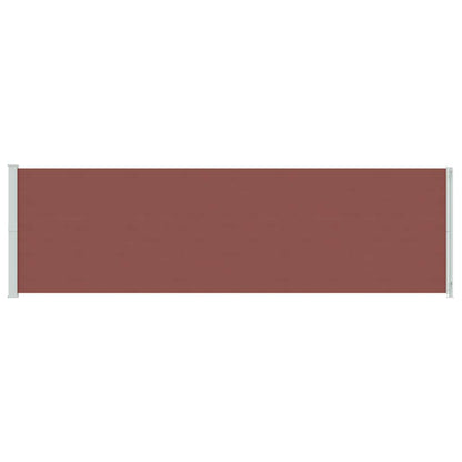 vidaXL Seitenmarkise Ausziehbar 180x600 cm Braun