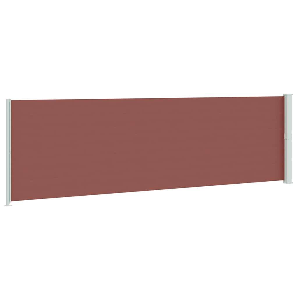 vidaXL Seitenmarkise Ausziehbar 180x600 cm Braun