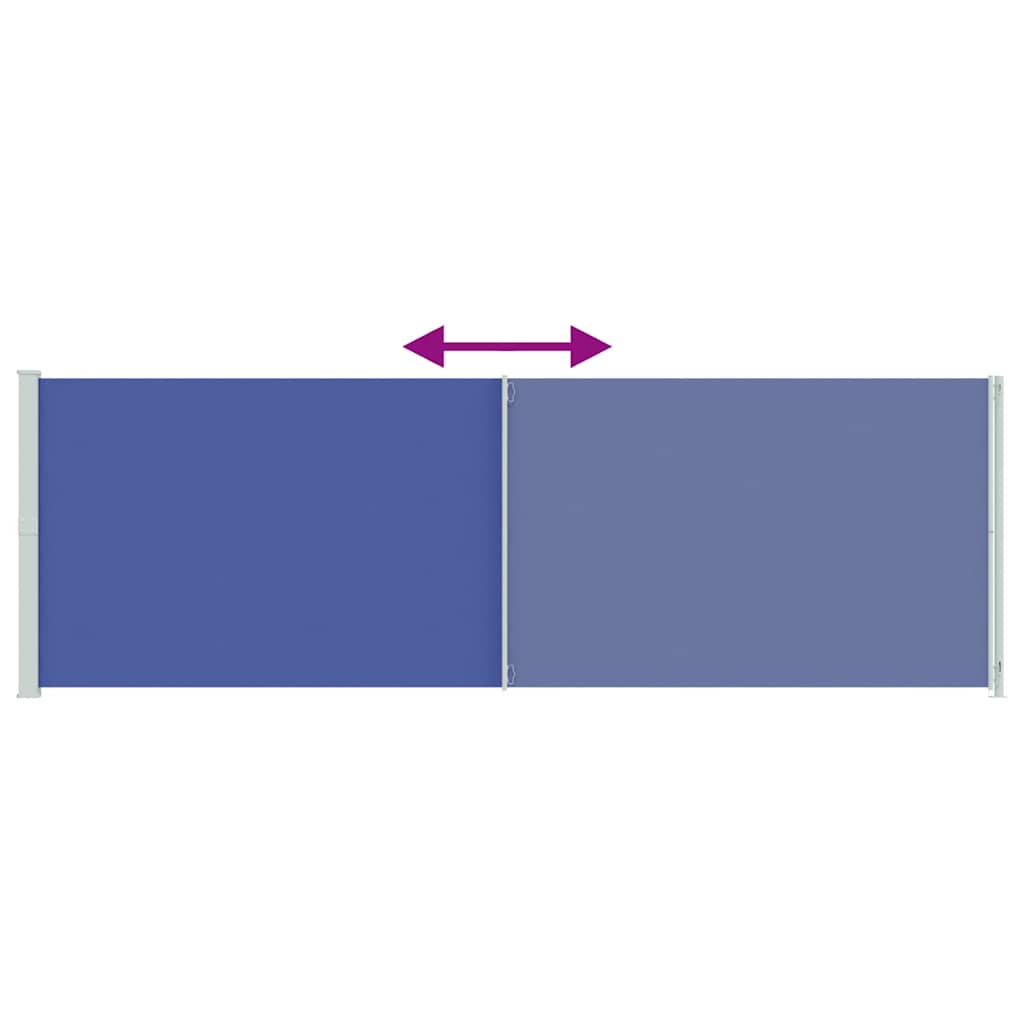 vidaXL Store latéral rétractable 200x600 cm Bleu