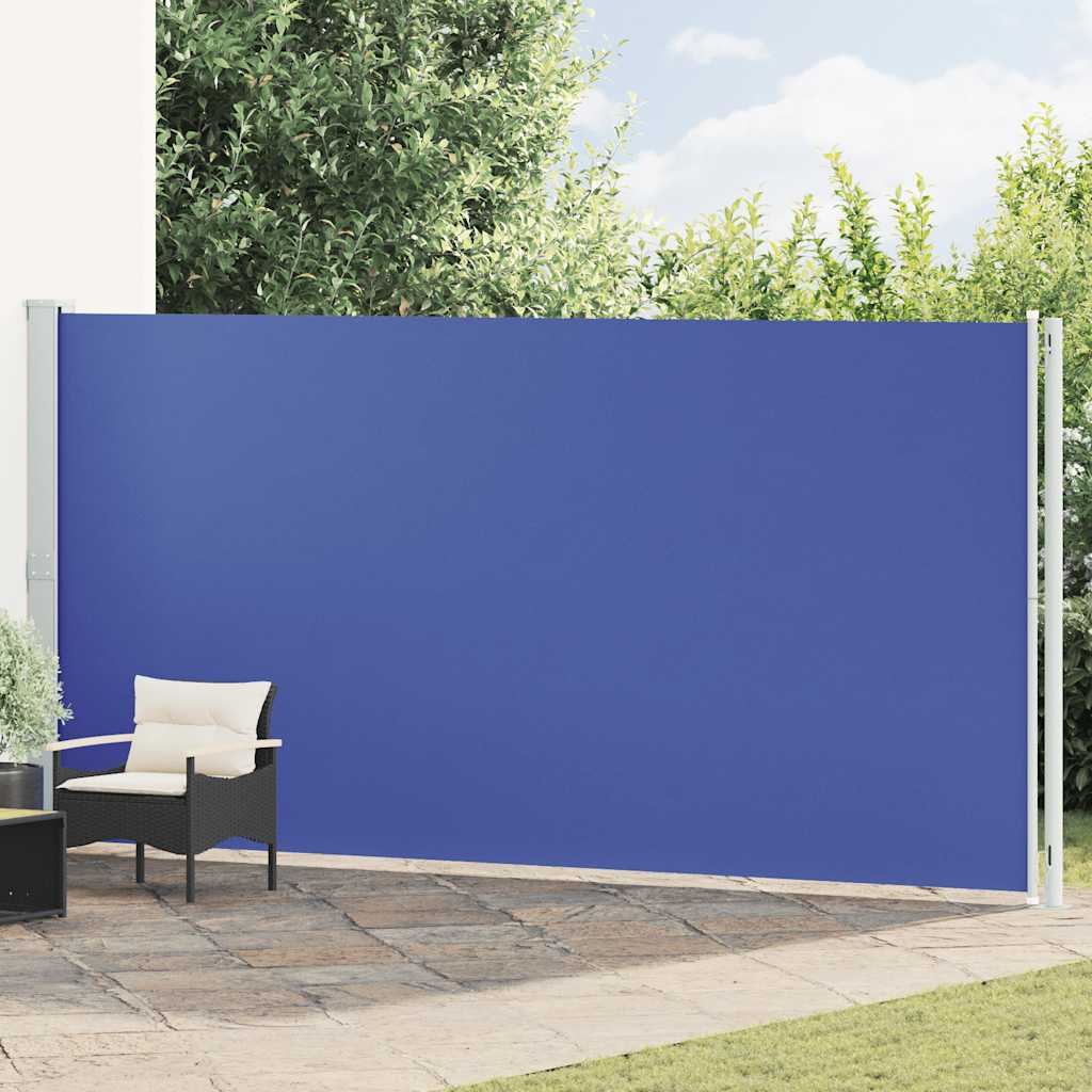 vidaXL Store latéral rétractable 200x600 cm Bleu