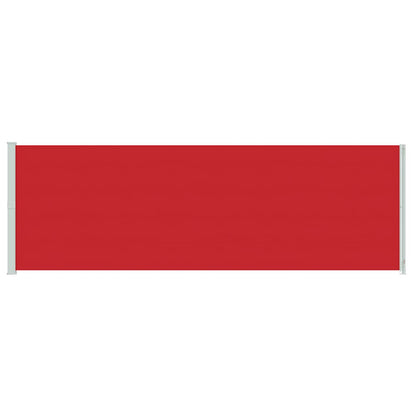 vidaXL Seitenmarkise Ausziehbar 200x600 cm Rot