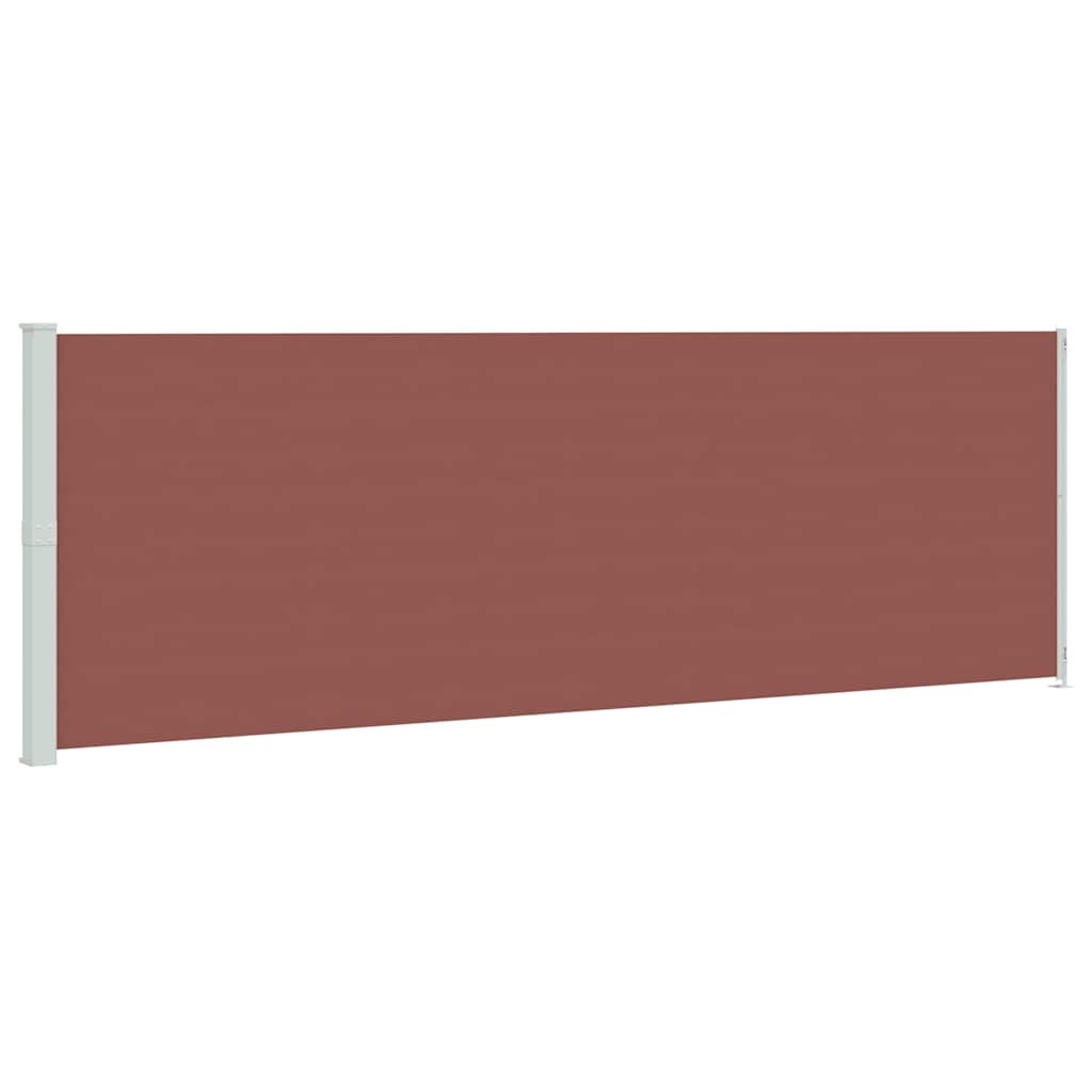 vidaXL Seitenmarkise Ausziehbar 200x600 cm Braun