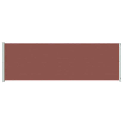 vidaXL Seitenmarkise Ausziehbar 200x600 cm Braun