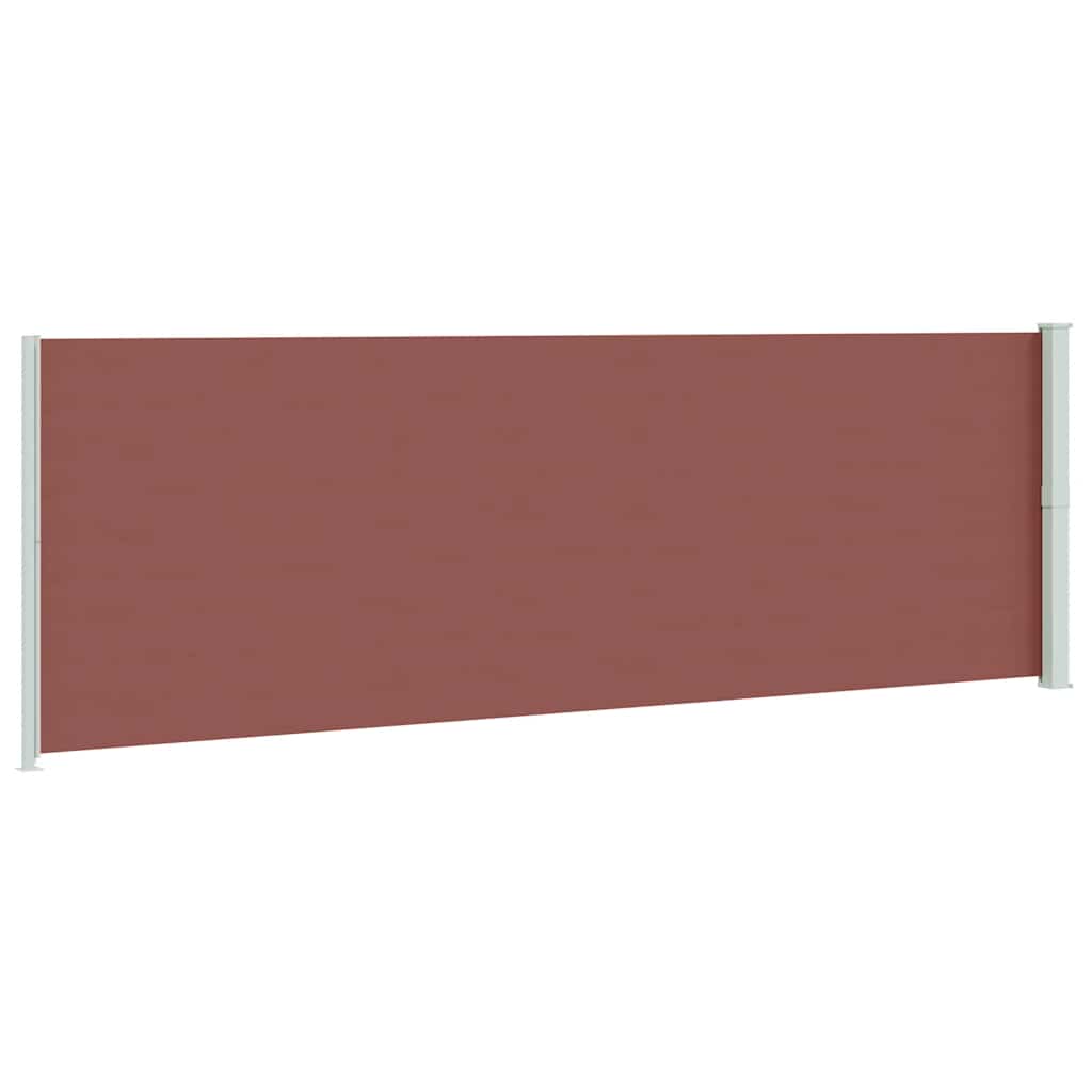 vidaXL Seitenmarkise Ausziehbar 200x600 cm Braun