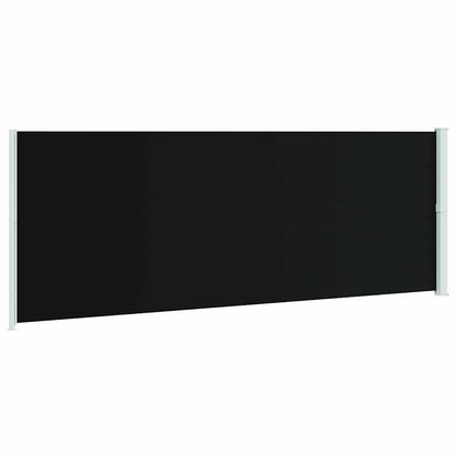 vidaXL Seitenmarkise Ausziehbar 220x600 cm Schwarz