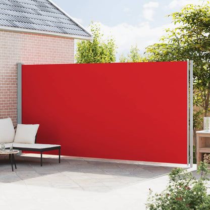 Seitenmarkise Ausziehbar 220x600 cm Rot