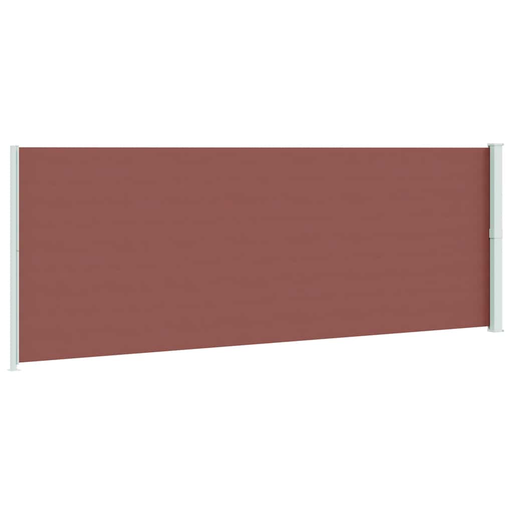 vidaXL Seitenmarkise Ausziehbar 220x600 cm Braun