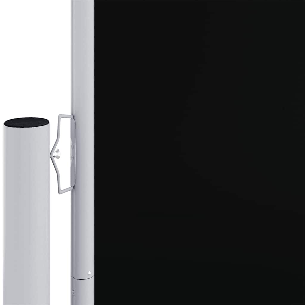 vidaXL Seitenmarkise Ausziehbar Schwarz 180x600 cm