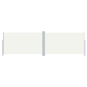 vidaXL Seitenmarkise Ausziehbar Creme 180x600 cm