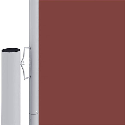 vidaXL Seitenmarkise Ausziehbar Braun 180x600 cm
