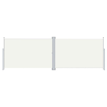 vidaXL Seitenmarkise Ausziehbar Creme 200x600 cm