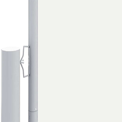 vidaXL Seitenmarkise Ausziehbar Creme 200x600 cm