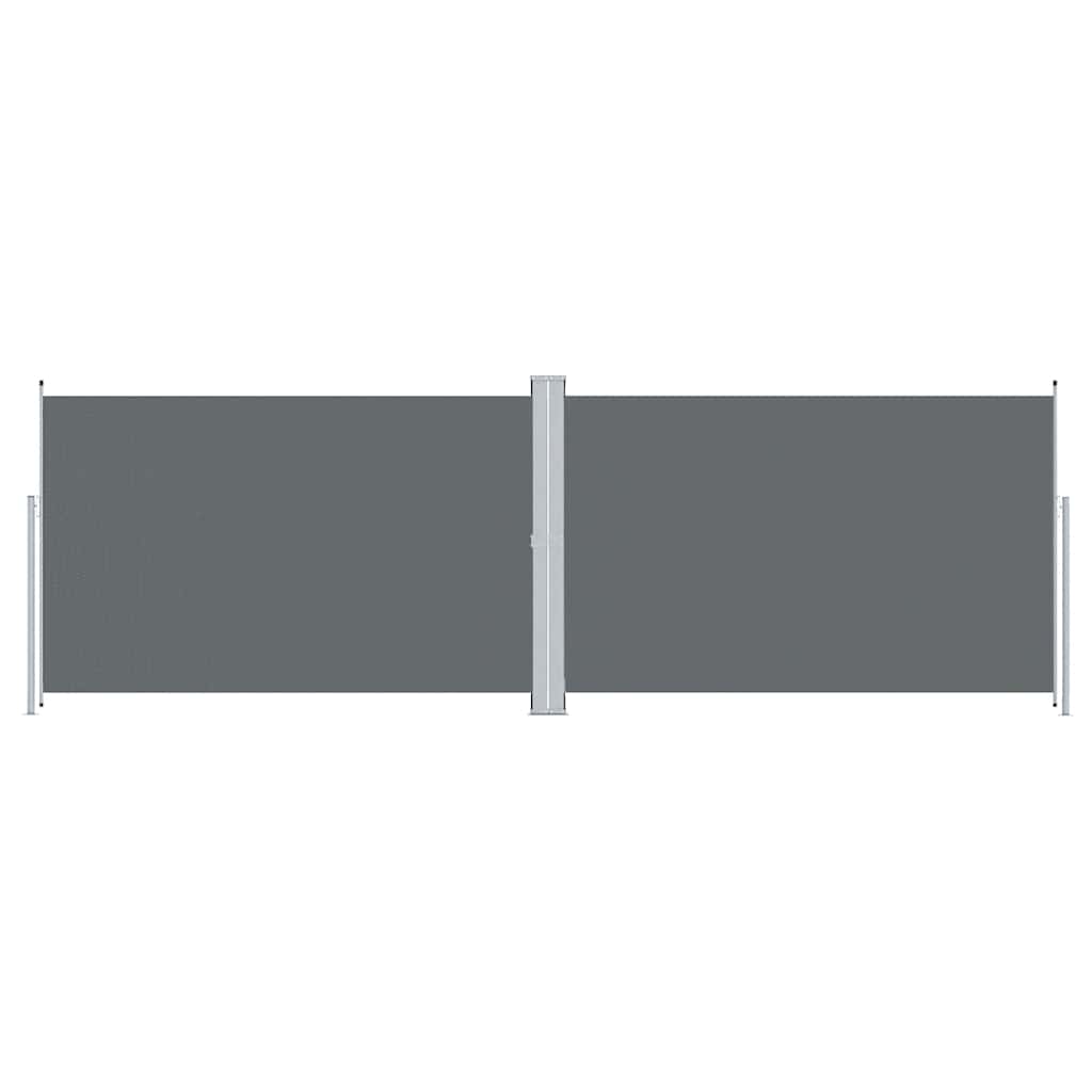 vidaXL Seitenmarkise Ausziehbar Anthrazit 200x600 cm