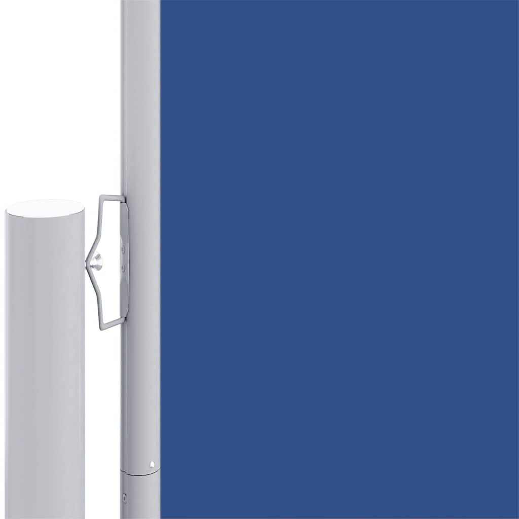 vidaXL Seitenmarkise Ausziehbar Blau 200x600 cm