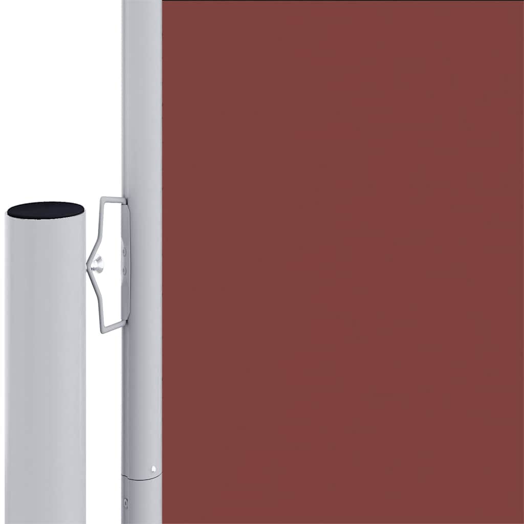 vidaXL Seitenmarkise Ausziehbar Braun 220x600 cm
