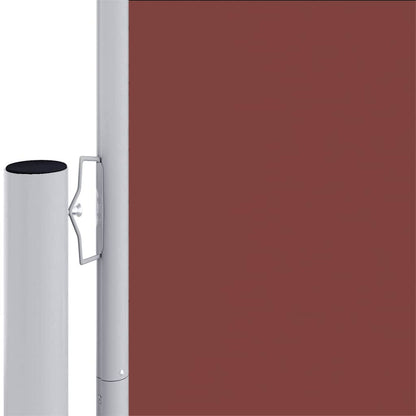 vidaXL Seitenmarkise Ausziehbar Braun 220x600 cm
