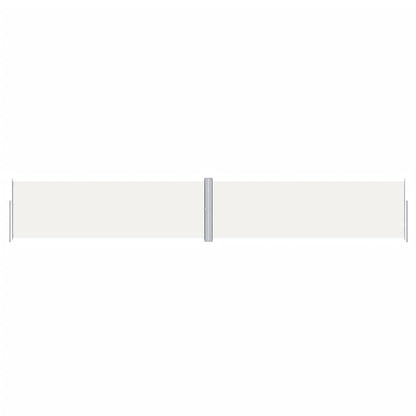 vidaXL Auvent latéral extensible Crème 160x1000 cm