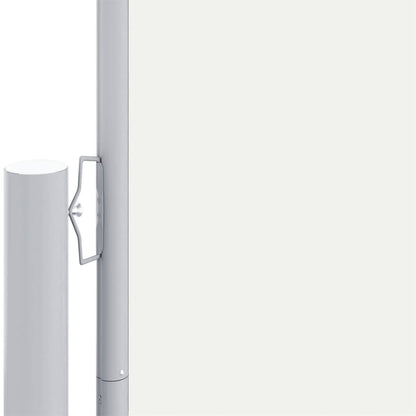 vidaXL Auvent latéral extensible Crème 160x1000 cm