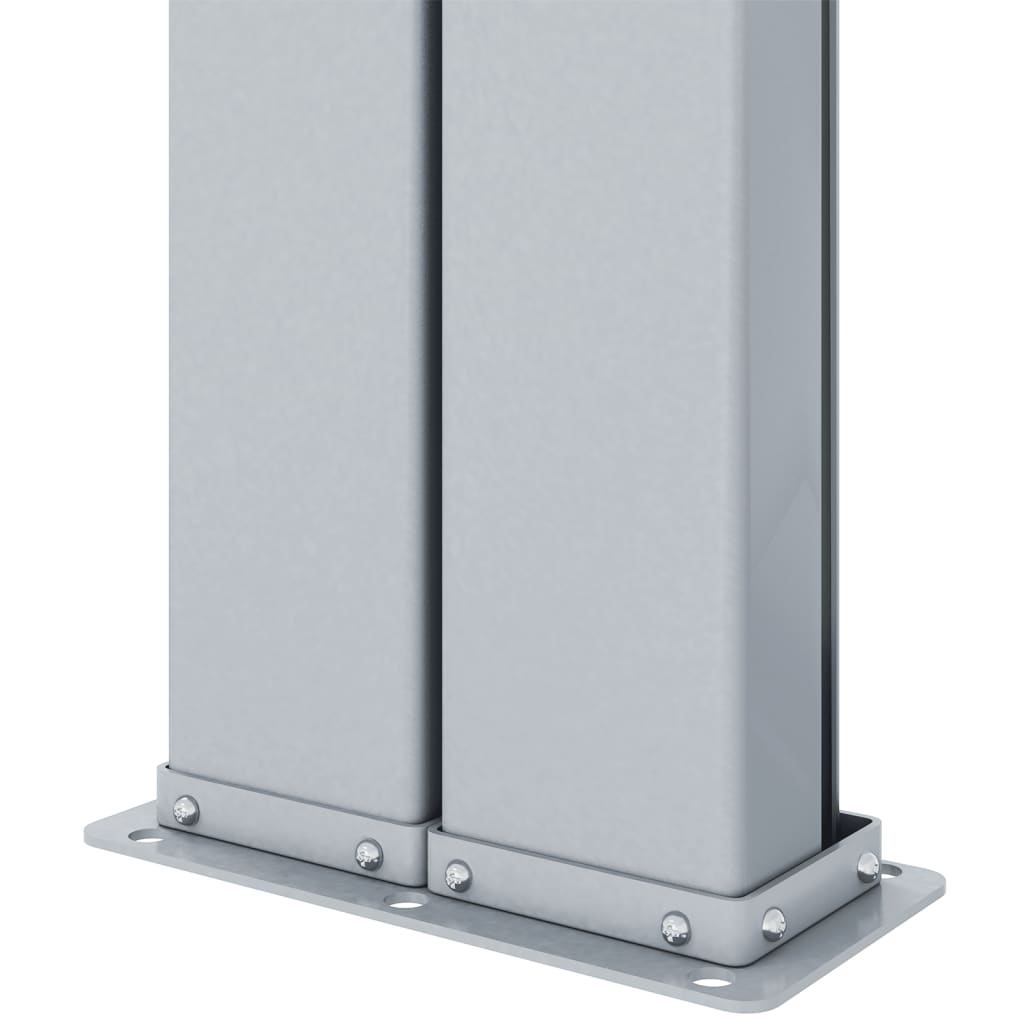 vidaXL Auvent latéral extensible Crème 160x1000 cm