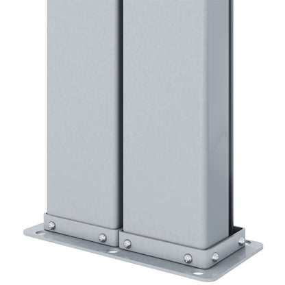 vidaXL Auvent latéral extensible Crème 160x1000 cm