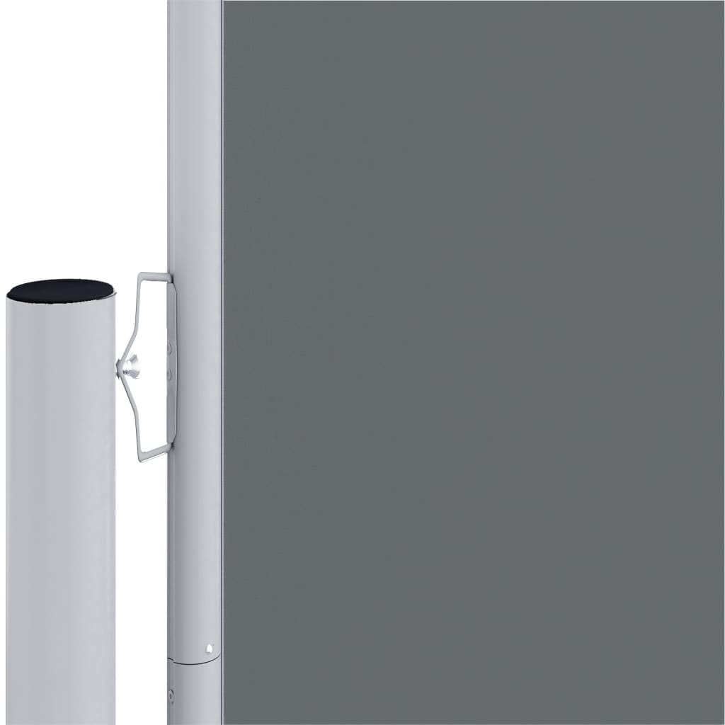 vidaXL Seitenmarkise Ausziehbar Anthrazit 160x1000 cm
