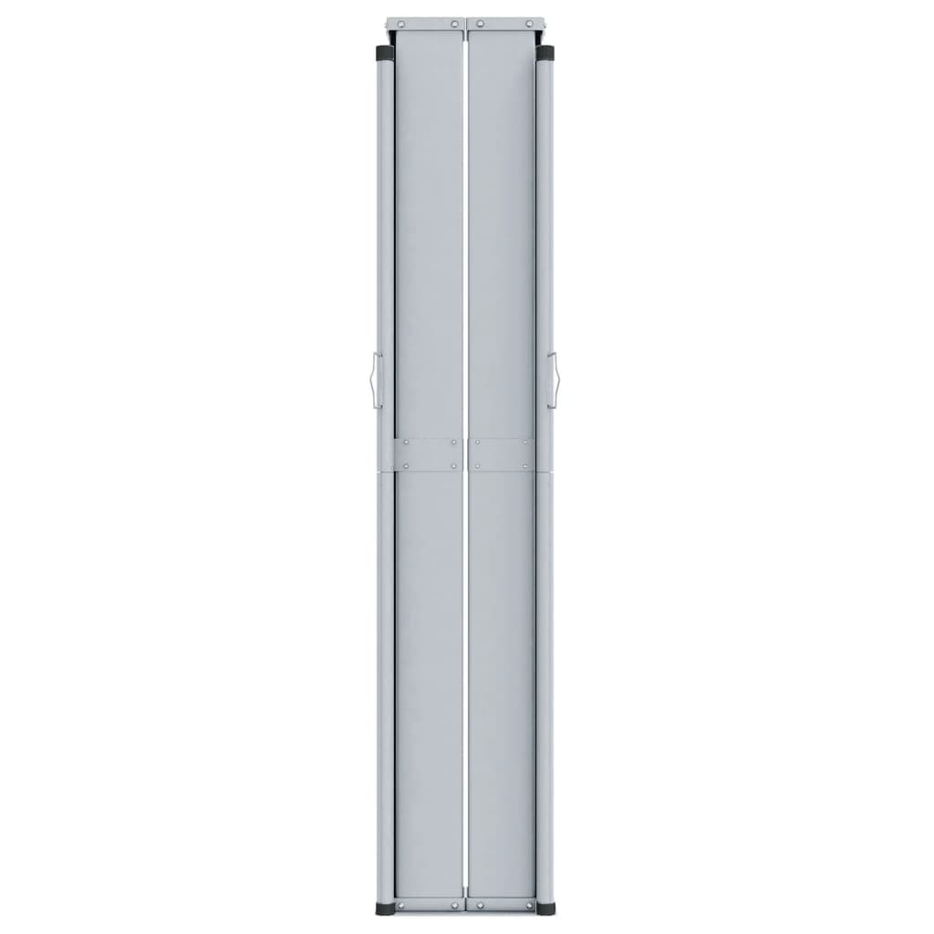 vidaXL Seitenmarkise Ausziehbar Braun 180x1000 cm