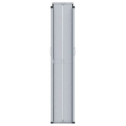 vidaXL Seitenmarkise Ausziehbar Braun 180x1000 cm