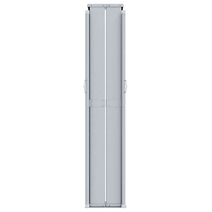 vidaXL Seitenmarkise Ausziehbar Schwarz 200x1000 cm