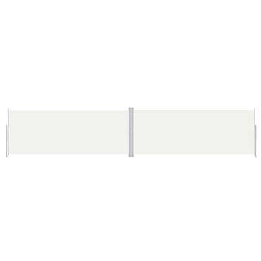 vidaXL Seitenmarkise Ausziehbar Creme 200x1000 cm