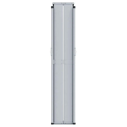 vidaXL Seitenmarkise Ausziehbar Braun 200x1000 cm