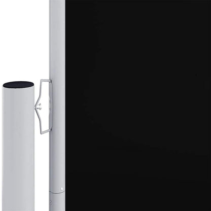 vidaXL Seitenmarkise Ausziehbar Schwarz 220x1000 cm