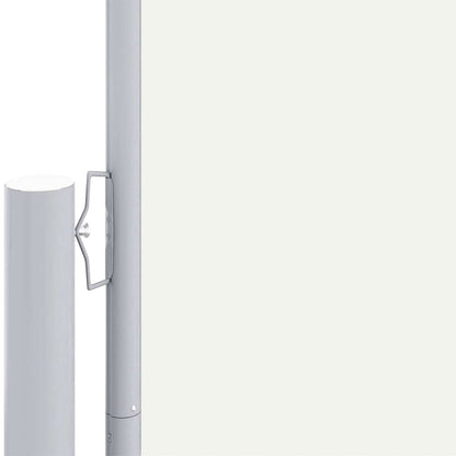 vidaXL Seitenmarkise Ausziehbar Creme 220x1000 cm