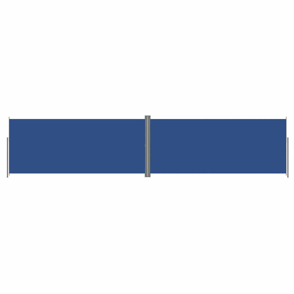 vidaXL Store latéral rétractable bleu 220x1000 cm