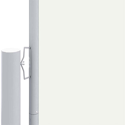 vidaXL Seitenmarkise Ausziehbar Creme 117x1200 cm