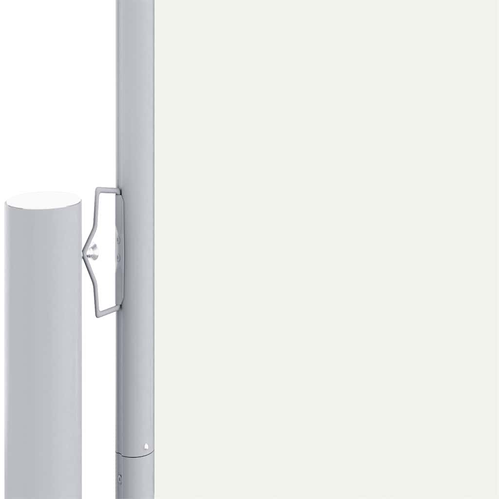 vidaXL Seitenmarkise Ausziehbar Creme 117x1200 cm