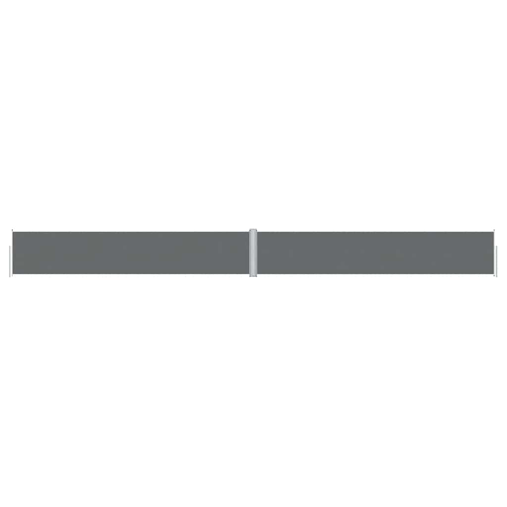 vidaXL Store latéral rétractable anthracite 117x1200 cm