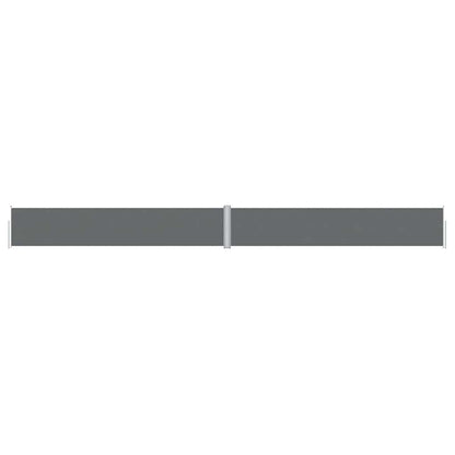 vidaXL Store latéral rétractable anthracite 117x1200 cm