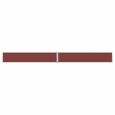vidaXL Store latéral rétractable Marron 117x1200 cm