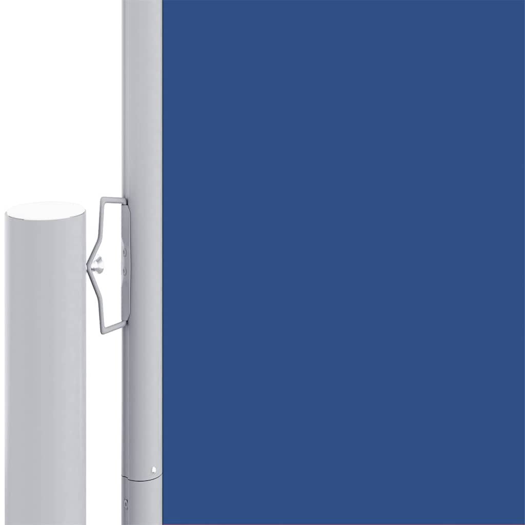 vidaXL Store latéral rétractable bleu 117x1200 cm
