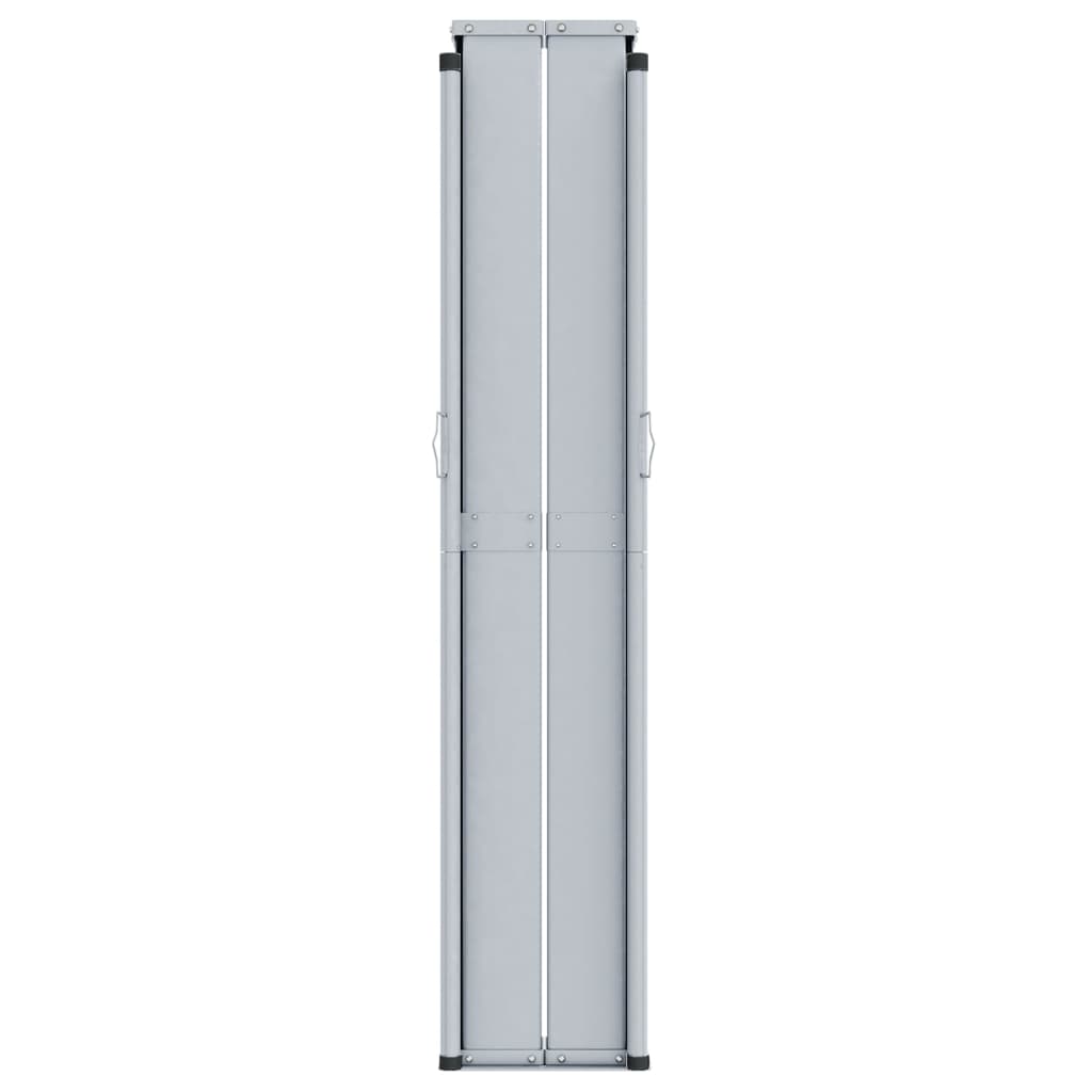 vidaXL Seitenmarkise Ausziehbar Schwarz 160x1200 cm