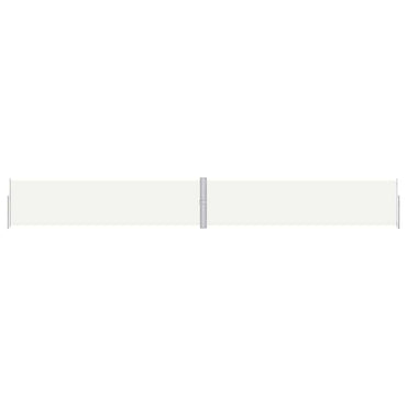 vidaXL Seitenmarkise Ausziehbar Creme 160x1200 cm