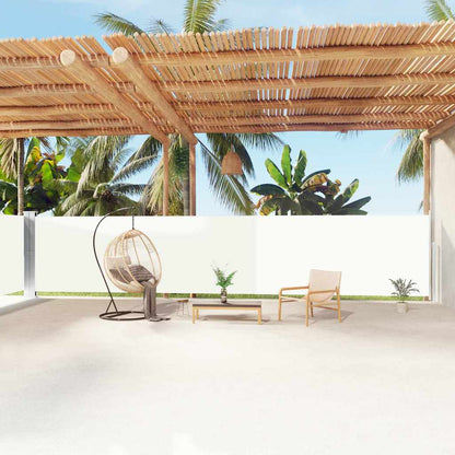 Seitenmarkise Ausziehbar Creme 160x1200 cm