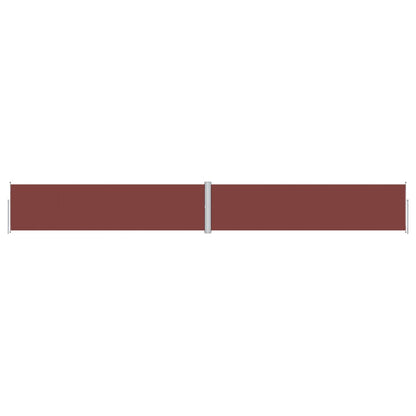 Store latéral rétractable vidaXL Marron 160x1200 cm