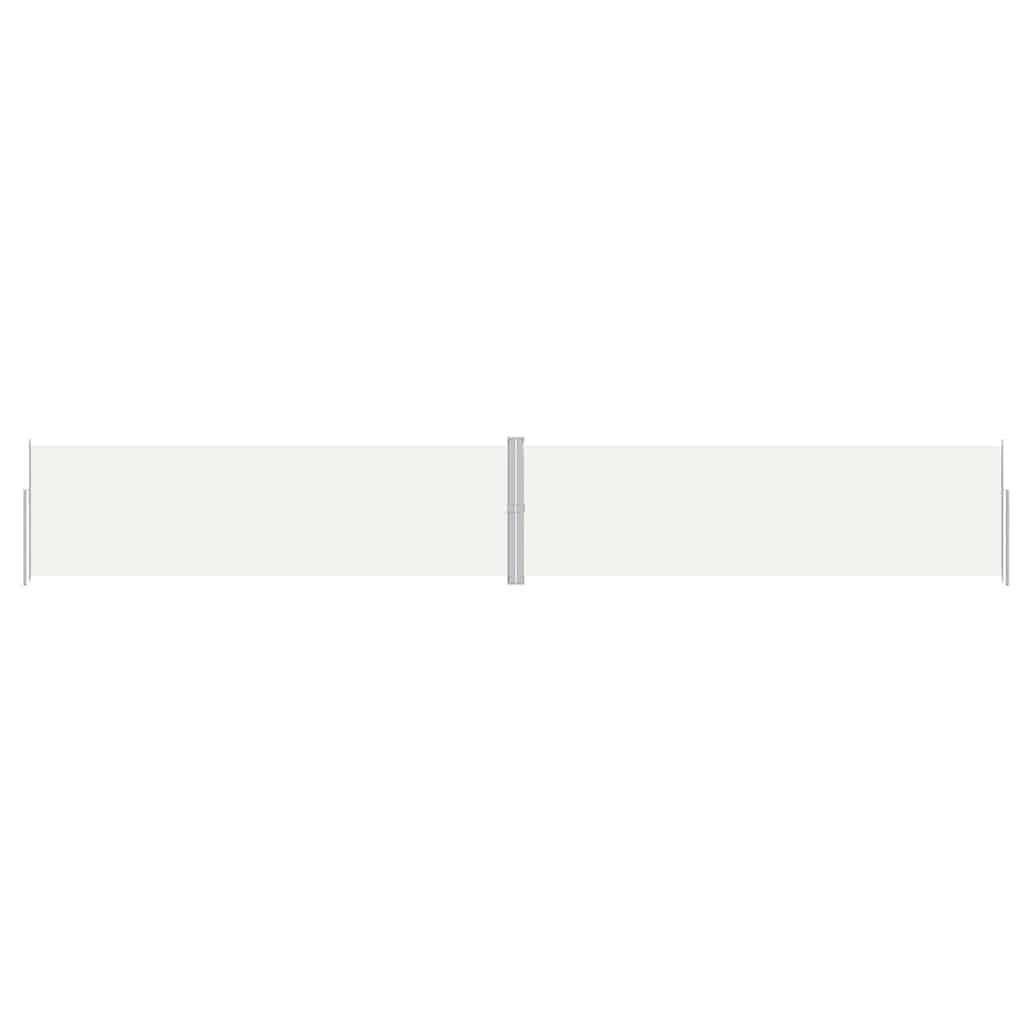 vidaXL Seitenmarkise Ausziehbar Creme 180x1200 cm