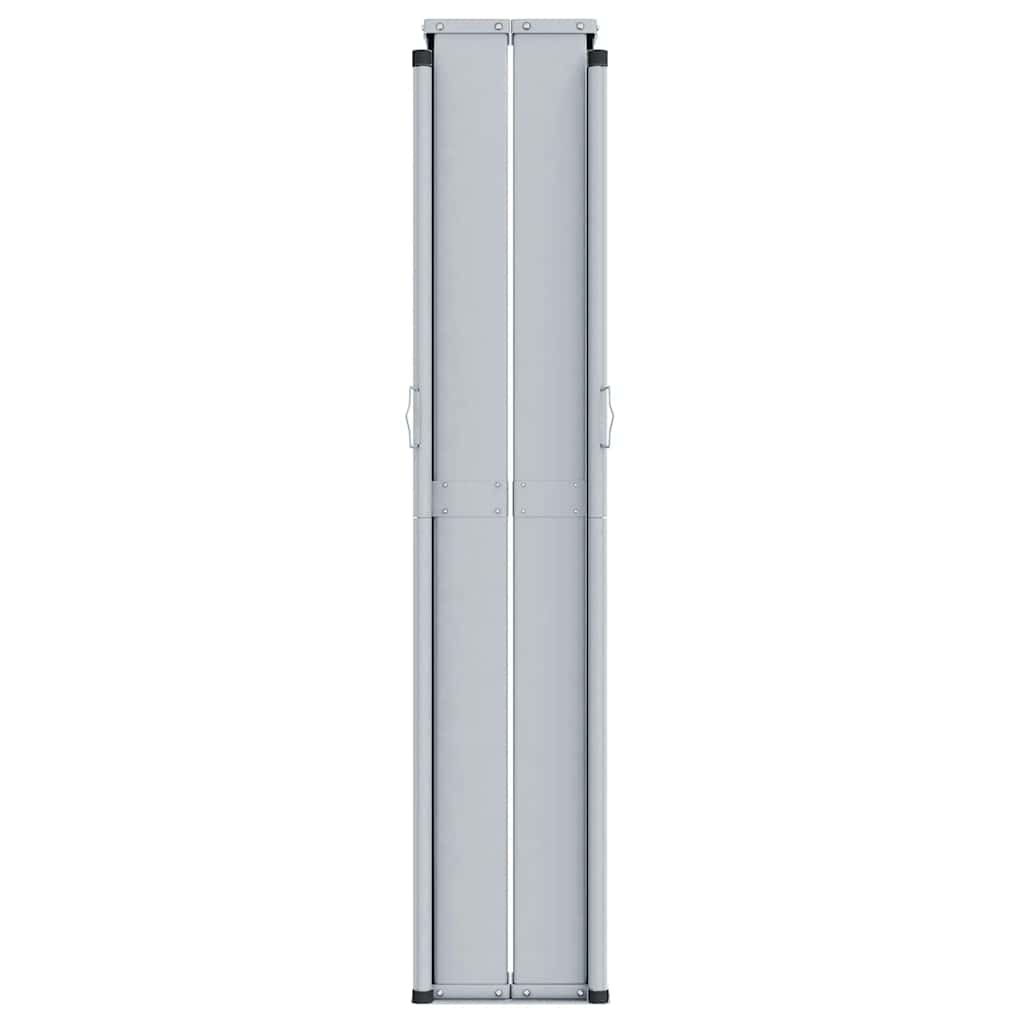 vidaXL Seitenmarkise Ausziehbar Braun 180x1200 cm