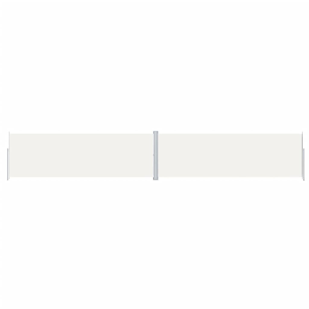 vidaXL Store latéral rétractable crème 200x1200 cm